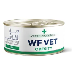 WF VET Obesity katėms skirtas žuvies maistas, 85 g