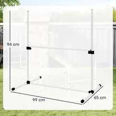 Šunų agility rinkinys 99 × 65 × 94 cm — 3 nuotrauka