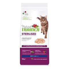 NATURAL TRAINER Cat WHITE MEAT Sterilizuotom su balta mėsa 1kg. – 10kg.