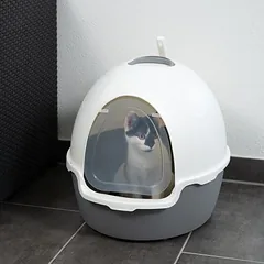 TIAKI uždaras tualetas katėms Cinder, Vidutiniams 3–5 kg — 4 nuotrauka