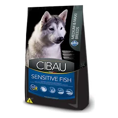 Farmina Cibau Sensitive Fish Medium & Maxi sausas maistas vidutinių ir didelių veislių šunims, 12 kg