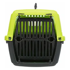 Trixie Capri XS transportavimo dėžė šunims ir katėms, antracito/žalia, iki 4 kg, 26x25x39 cm — 4 nuotrauka