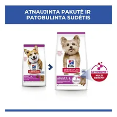 Hill's Science Plan Small & Mini Adult Lamb sausas pašaras šunims, 1.5 kg — 4 nuotrauka