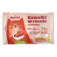 Comfy Appetit Sterilized Veršiena sultinyje 4x85g