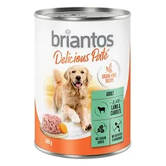Briantos Delicious Paté bandomasis rinkinys, drėgnas maistas šunims, > 500 g — 4 nuotrauka
