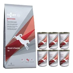 TROVET RID Renal & Oxalate (šuniui) 12,5kg + 6x400g