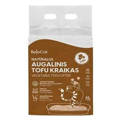 Tofu BeloCat kavos kvapo kraikas, 6 l / 2,5 kg
