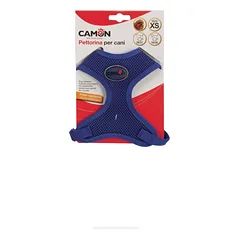 Camon Mesh pakrūtinė su dvigubu reguliavimu, tamsiai mėlyna, kaklo apimčiai 24-32 cm, krūtinės apimčiai 21-42 cm