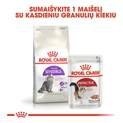 ROYAL CANIN FHN Sensible sausas maistas  suaugusioms katėms 4 kg — 5 nuotrauka