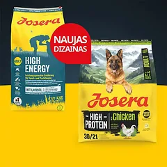 Josera High Protein Adult Chicken sausas pašaras šunims su paukštiena, 900 g