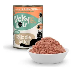 Lucky Lou Adult drėgnas maistas katėms 6 x 400 g — 5 nuotrauka
