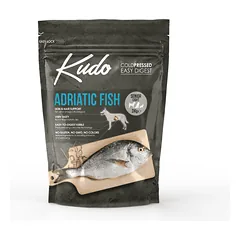 Kudo Adriatic Fish Senior Light sausas maistas šunims su Adrijos jūros žuvimis, 3 kg