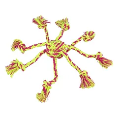 Trixie Denta Fun Rope Toy medvilninis virvinis žaislas šunims “aštuonkojo” formos dantų priežiūrai, ø 7 cm / 44 cm