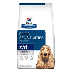 Hill’s Prescription Diet Canine z/d Food Sensitivities Sausas maistas šunims, esant jautrumui pašarui 6 kg