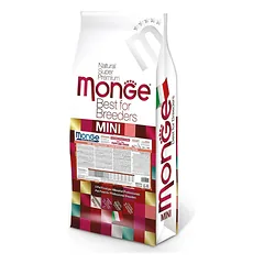 Monge Natural Superpremium Mini Puppy & Junior Salmon & Rice sausas maistas šuniukams