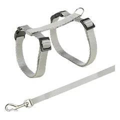 TRIXIE Kačių petnešos su pavadėliu, 27-45 cm-10 mm, 1.20 m (pak.4) — 3 nuotrauka