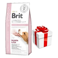 Brit GF veterinary diets dog Hypoallergenic 2 kg + Staigmena ŠUNIUI