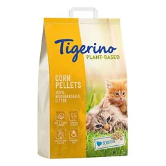 Tigerino Plant-Based Mais Katzenstreu - Sensitive, parfümfrei