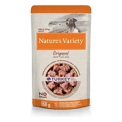 Nature’s Variety Wet Original Mini Dog drėgnas maistas mažiems šunims su kalakutiena, 150 g