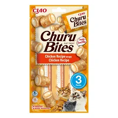 Churu Bites Wraps su vištiena – 3 x 10 g skanėstas katėms