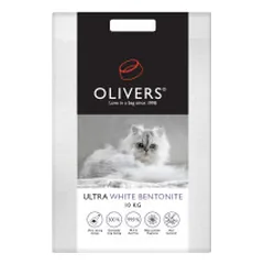Oliver's Ultra White ekologiškas molio kraikas katėms photo