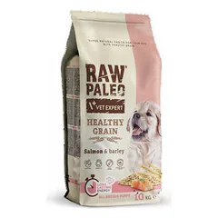 Raw Paleo Dog Puppy Healthy Grain Salmon & Barley 10 kg