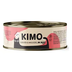 Kimo Chicken&Mackerel in Jelly konservai katėms su vištiena ir skumbre