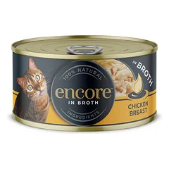 ENCORE Cat Chicken Breast in Broth vištienos krūtinėlė sultinyje 70 g photo