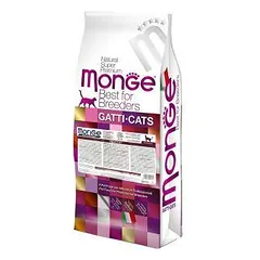 Monge Natural Indoor, sausas maistas katėms 10 kg parduotuvėje petreon.lt