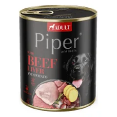 Piper konservai su jaučių kepenėlėmis ir bulvėmis šunims