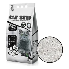 CAT STEP Compact bentonito kraikas su aktyvuota anglimi 5l