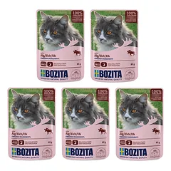 BOZITA gabalėliai lašišos drebučiuose 5x85g