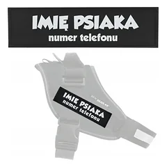 Atšvaitinė etiketė, skirta Julius K9 Mini 11x3 petnešoms – Jūsų tekstas