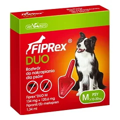 FIPREX DUO M antiparazitiniai lašai šunims (10-20kg) N1