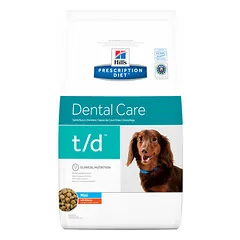 Hill's Prescription Diet Dog T/D Dental Care MINI, veterinarinis maistas šunims 3 kg — 2 nuotrauka