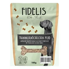 FIDELIS treniruočių kauliukai su arkliena, skanėstai šunims (100 g)