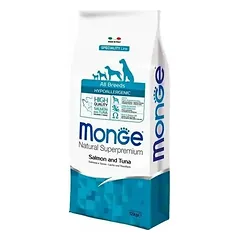 Monge Hypoallergenic adult sausas pašaras suaugusiems šunims su lašiša ir tunu 12kg