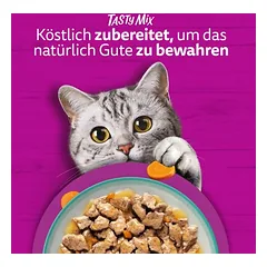 Ekonominė pakuotė Multipack WHISKAS TASTY MIX porcijų maišeliai, drėgnas maistas katėms 144 x 85 g — 5 nuotrauka