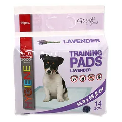 Dog Fantasy Training Pads Lavender sugeriantys padėkliukai šuniukams, 55,8×55,8 cm, 14 vnt. — 2 nuotrauka
