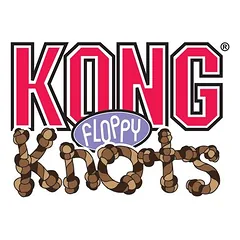 KONG Floppy Knots Fox žaislas šunims, Dyd. S/M: L 25 x B 22 x H 15 cm — 2 nuotrauka