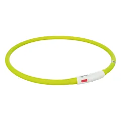 Įkraunamas šviečiantis šunų antkaklis – žiedas, XS-XL, oranžinis, 70 cm — 3 nuotrauka