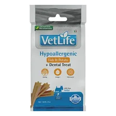 Farmina Vet Life Dog Mini Dental Treat Hypoallergenic su žuvimi ir bulvėmis, skanėstai šunims 60 g — 2 nuotrauka