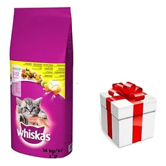 WHISKAS Junior 14kg  + STAIGMENA KATEI