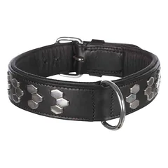 TRIXIE Active antkaklis su met. apdaila, oda M 38-45cm/40mm, juodas