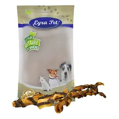 Lyra Pet® XXL jautienos galvos odos lazdos su prieskrandžiais apie 70 cm — 4 nuotrauka