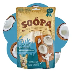 SOOPA Natūralūs kokosų kramtukai šunims, Coconut Chews, 128g