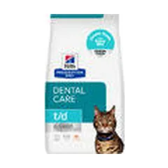 Hill's Prescription Diet Cat T/D su vištiena, veterinarinis maistas katėms 1,5 kg — 2 nuotrauka