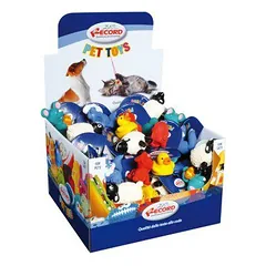 Record žaislas šunims mini zoo su cypiančiu garsu, vinilas, 5.5-9 cm