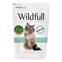 Wildfull Cat Rabbit Senior sausas pašaras katėms 400 g