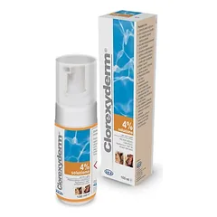 Clorexyderm Soliuzione (putos) 4% 100 ml – dezinfekuojančios putos su chlorheksidino digliukonatu šunims ir katėms — 2 nuotrauka
